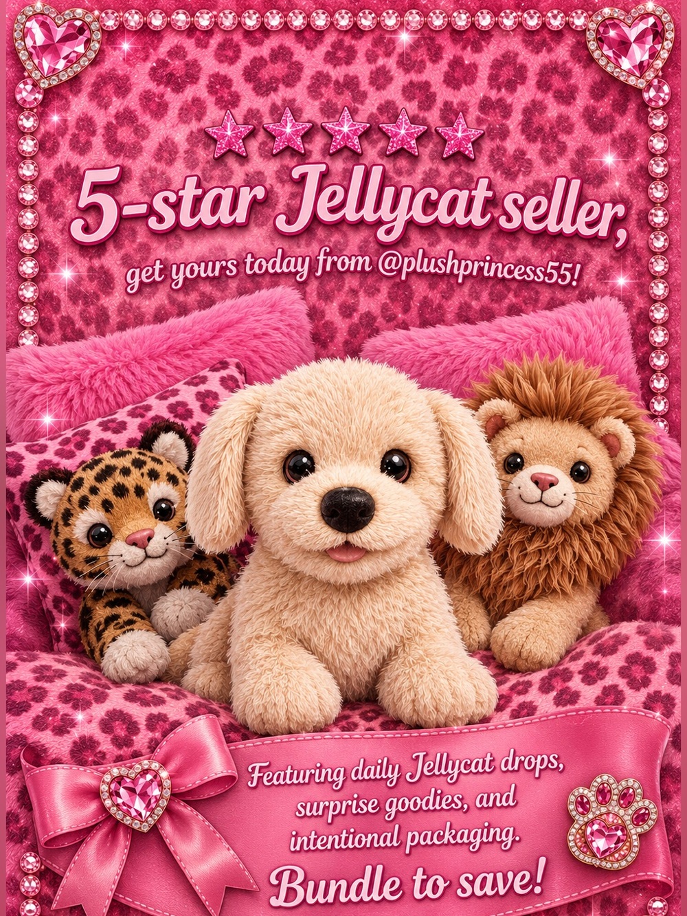 Jellycats for Sale! 100% Authentic